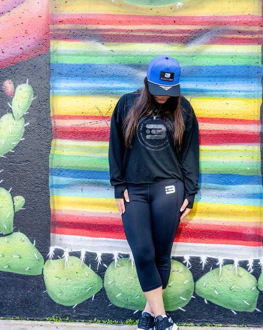 Jett – Black on Black Open Back Shirt with Thumb Holes 🖤🔥