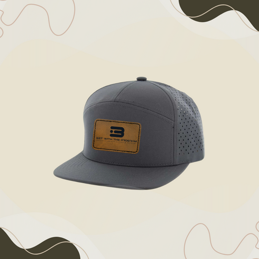 BHHD One Panel Hat In Charcoal